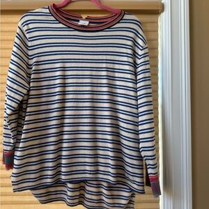 CAbi Multicolor Striped Knit Top